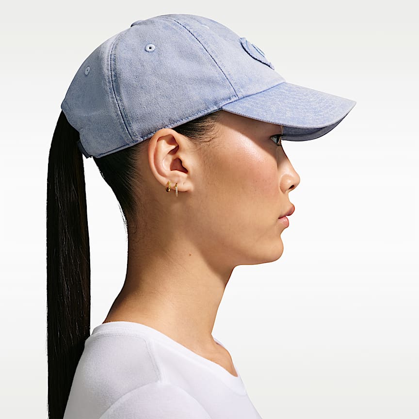 Nike Club Unstructured Denim Patch Cap Work Blue/ Work Blue