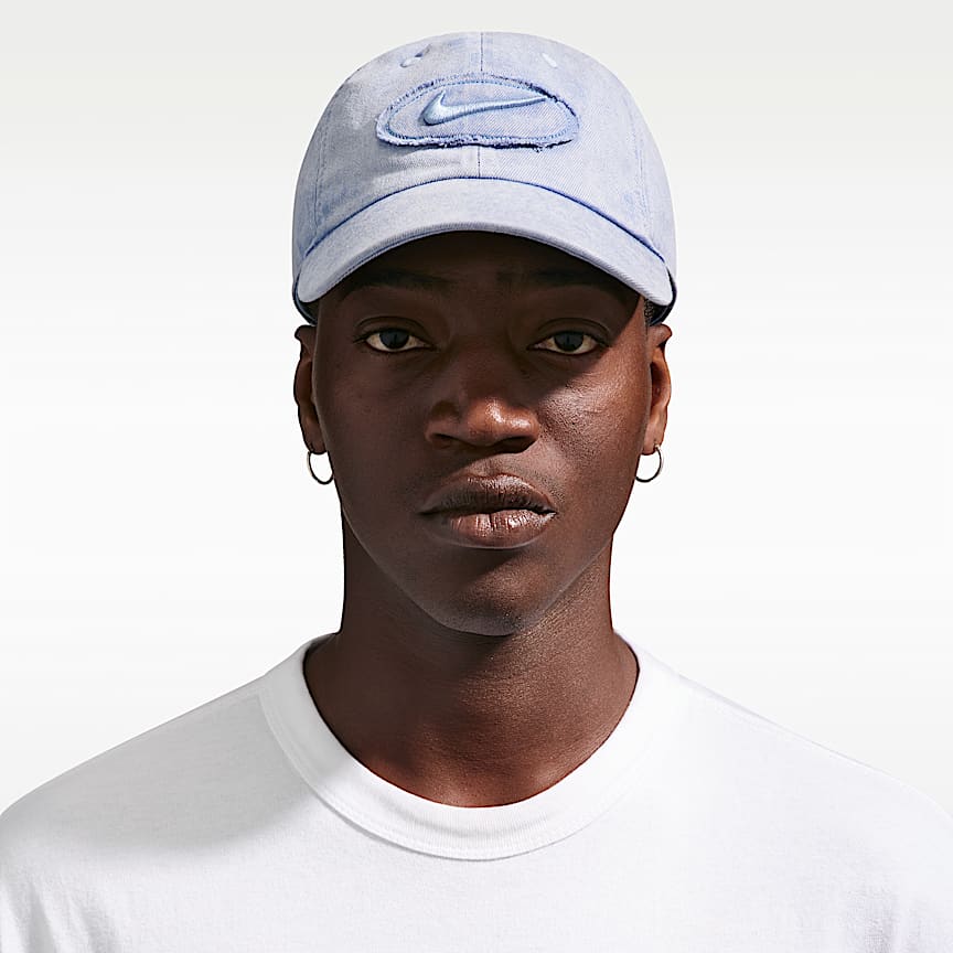 Nike Club Unstructured Denim Patch Cap Work Blue/ Work Blue