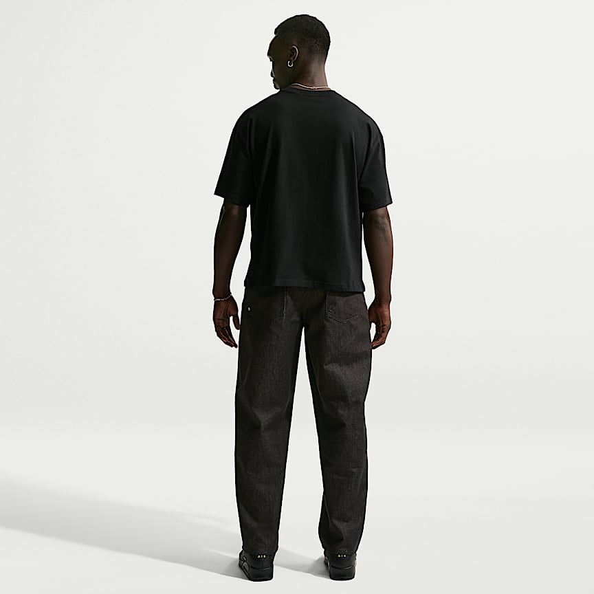 Nike Life Men's Short-Sleeve Boxy Knit Top Black