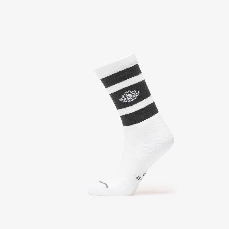 Jordan Everyday Elevated Crew Socks 2-Pack White/ Black/ White