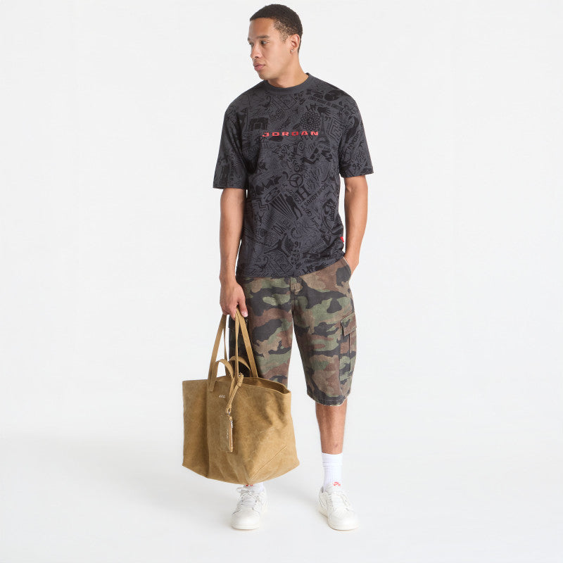 Jordan Brooklyn Men's T-Shirt Black/ University Red
