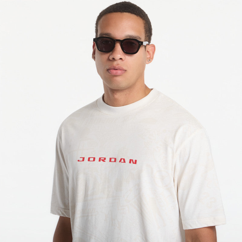 Jordan Brooklyn Men's T-Shirt Phantom/ University Red