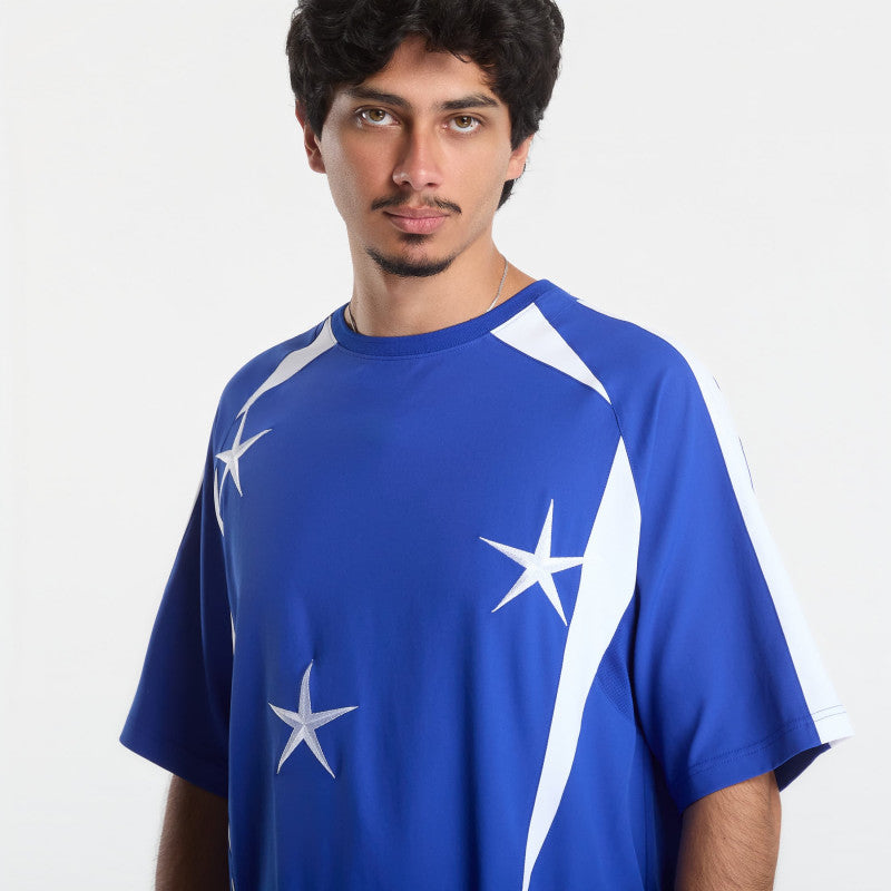 Nike "Your Message Here" Men's Soccer Jersey Old Royal/ White/ Safety Orange