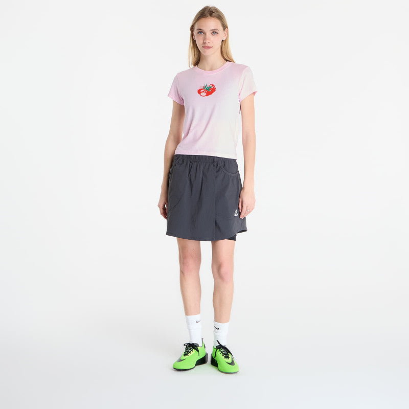 Nike Sportswear Chill Knit Women's Slim Cropped T-Shirt Pink Foam