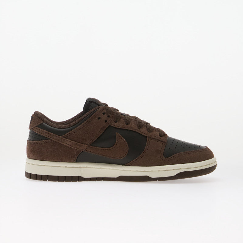 Nike Dunk Low Suede Black/ Baroque Brown-Sail-Metallic Silver
