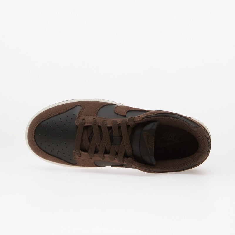 Nike Dunk Low Suede Black/ Baroque Brown-Sail-Metallic Silver