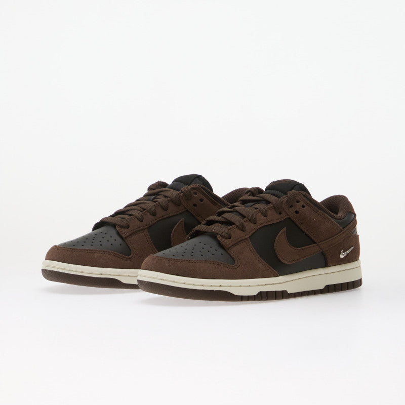 Nike Dunk Low Suede Black/ Baroque Brown-Sail-Metallic Silver