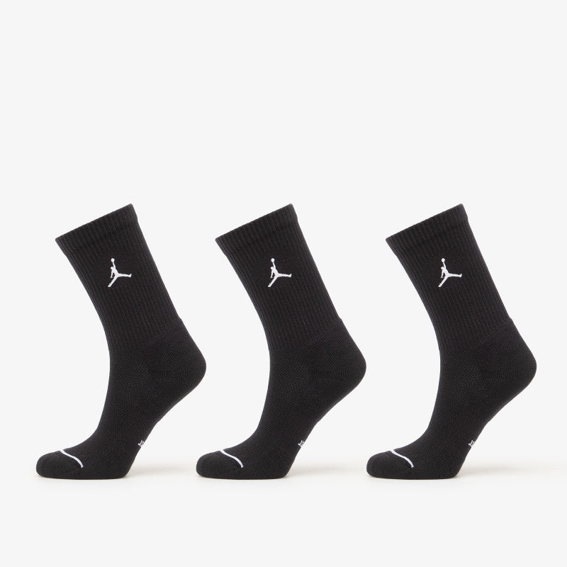 Jordan Everyday Crew Socks 3-Pack Black/ White