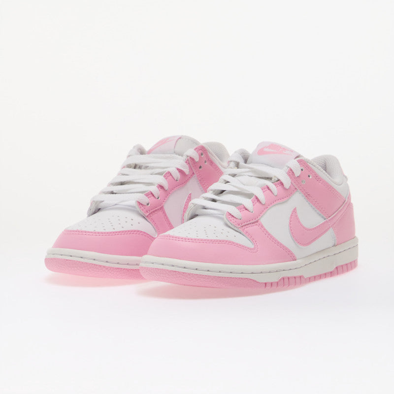 Nike Dunk Low Kids White/ Pink Rise/ White