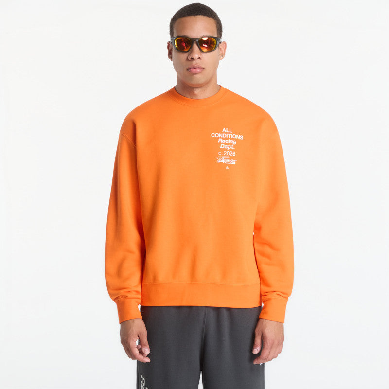 Nike ACG Tuff Fleece Dri-FIT Crew-Neck Sweatshirt Safety Orange/ White