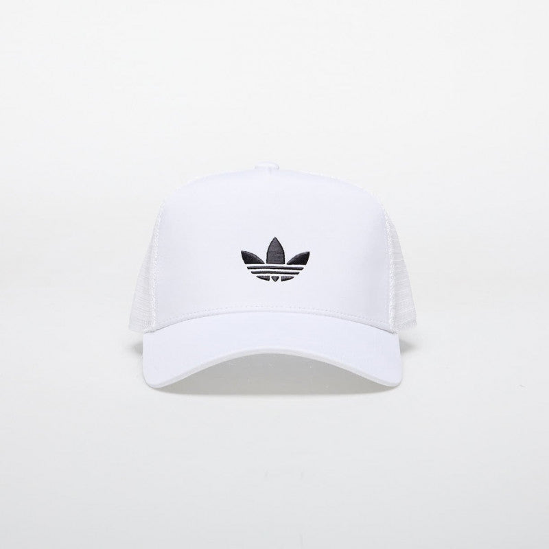 adidas Adicolor Classic Curved Foam Trucker Cap White