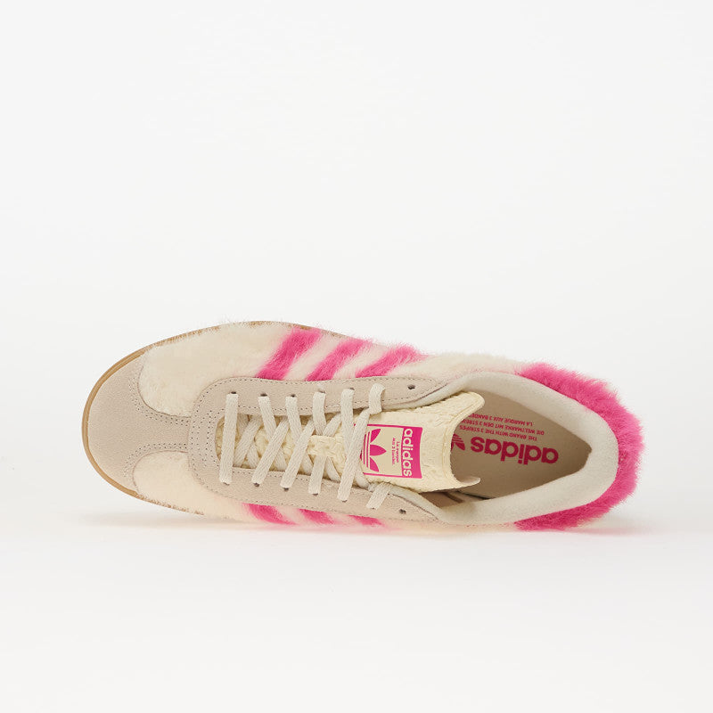 adidas Gazelle Bold Wmns Crew White/ Shock Pink/ Gold Metallic