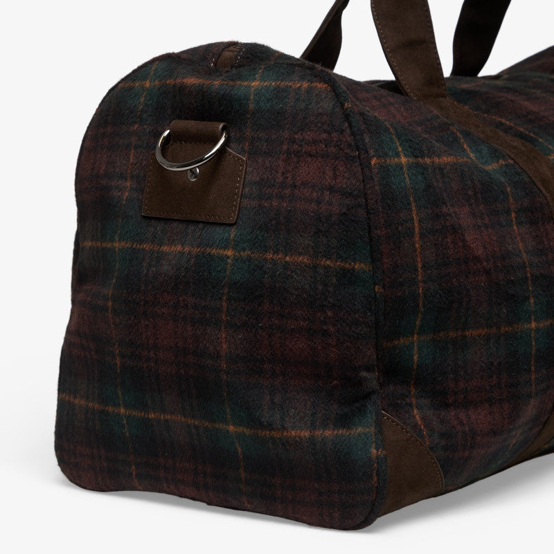 MC2 Saint Barth Jetleg Wool Duffle Bag Tartan