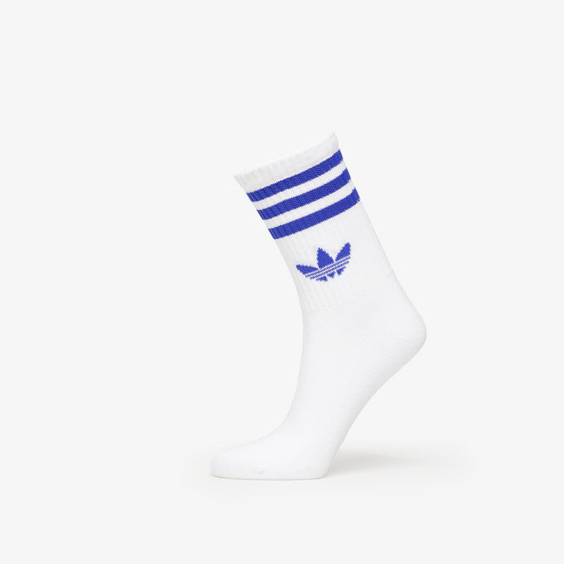 adidas 3-Stripes Crew Socks 3-Pack White/ Black/ Clear Pink