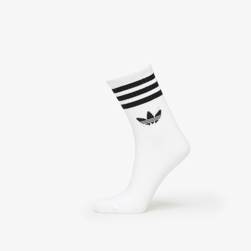adidas 3-Stripes Crew Socks 3-Pack White/ Night Indigo/ White