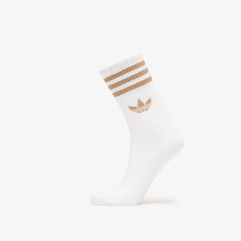 adidas 3-Stripes Crew Socks 3-Pack White/ Cardboard