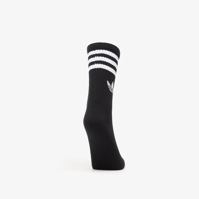 adidas 3-Stripes Crew Socks 6 Pairs Black