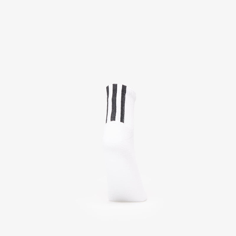 adidas 3 Stripes 1/4 Socks 3-Pack White/ White/ White