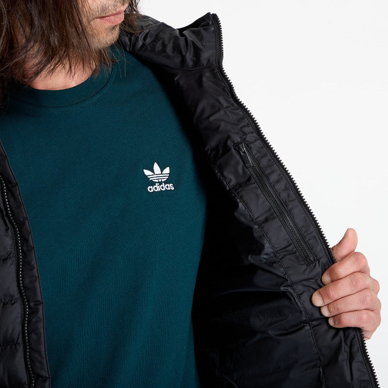 adidas Synthetic Hooded Jacket Black