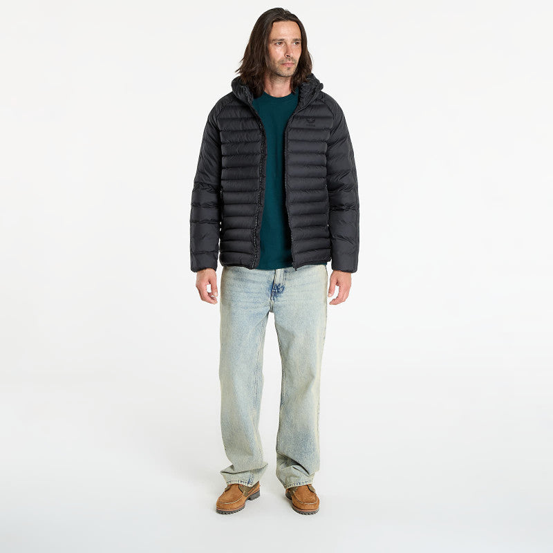 adidas Synthetic Hooded Jacket Black