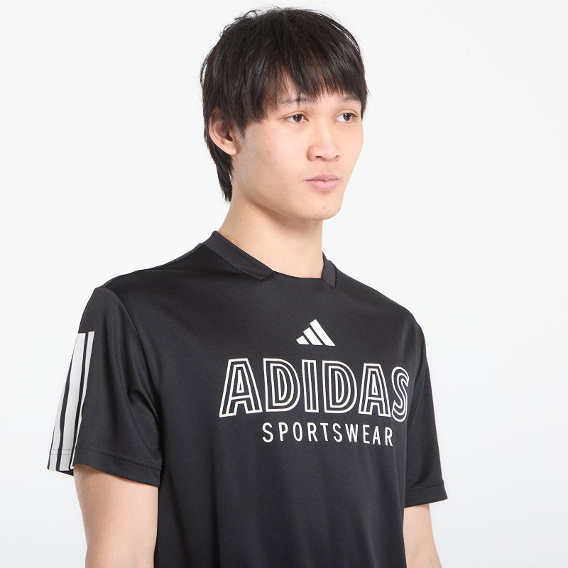 adidas House Of Tiro Wordmark T-Shirt Black/ White