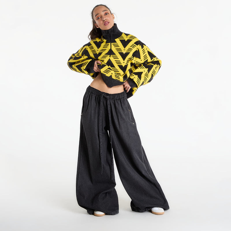 adidas Knitted Half-Zip Sweater Eqt Yellow
