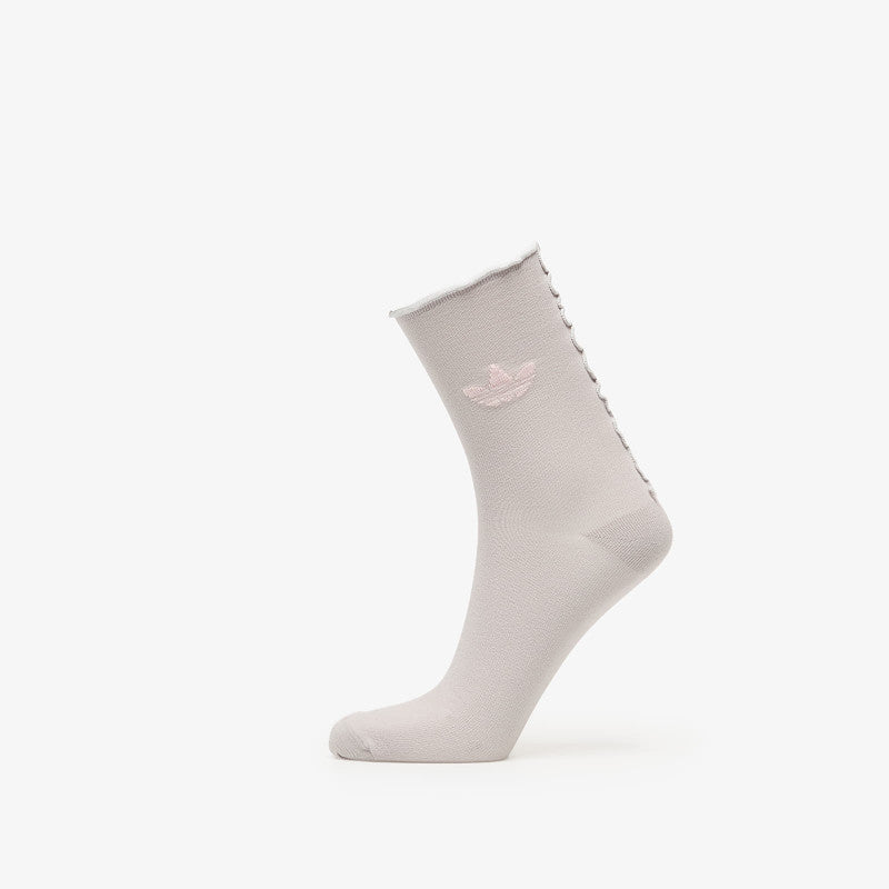 adidas Ruffle Socks 2 Pairs Sandy Pink/ Grey Two