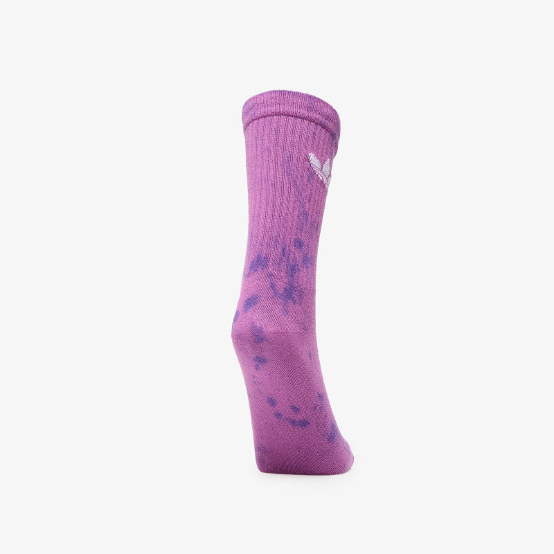 adidas Tie Dye Crew Socks 3 Pairs Blush Pink/ Purple Rush/ White