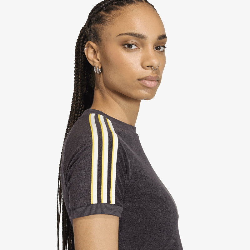 adidas Terry Towel Cali T-Shirt Black