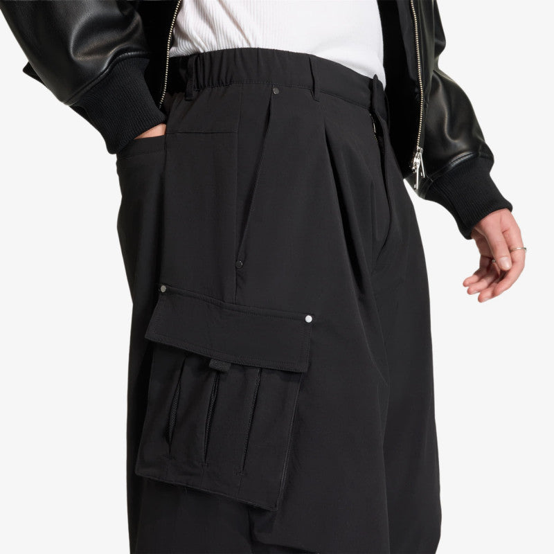adidas Premium Essentials Utility Cargo Tracksuit Bottoms Black