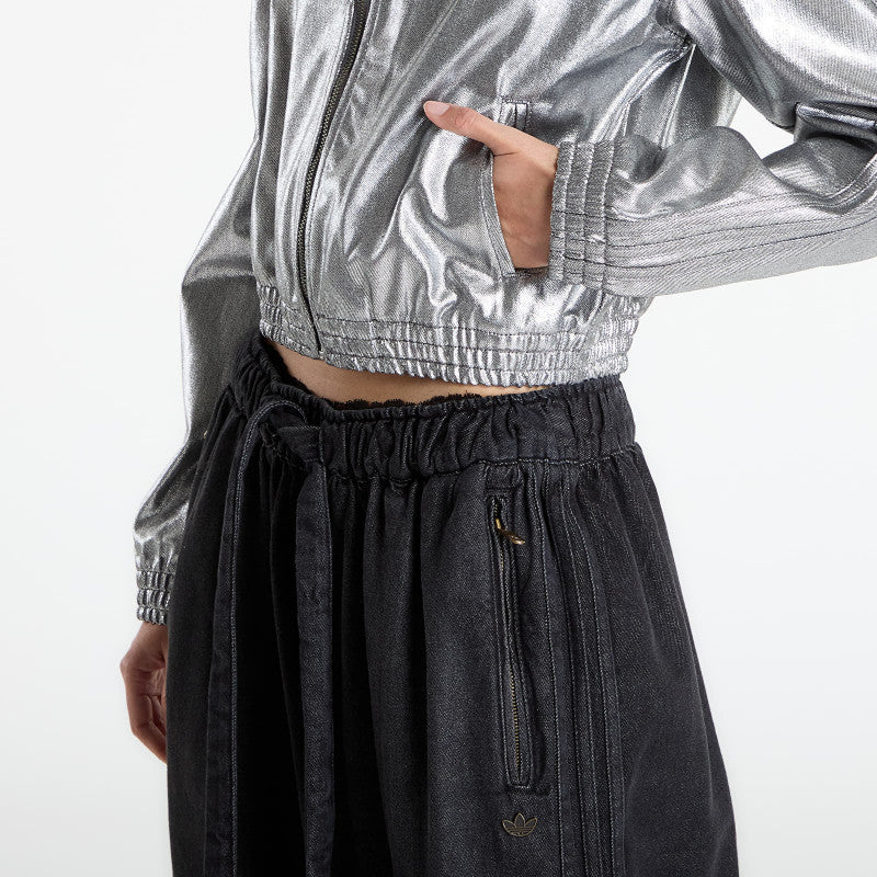 adidas Firebird Track Top Denim Silver Met.