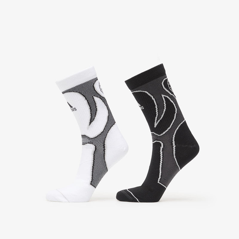 adidas Teamgeist Crew Socks 2 Pairs Black