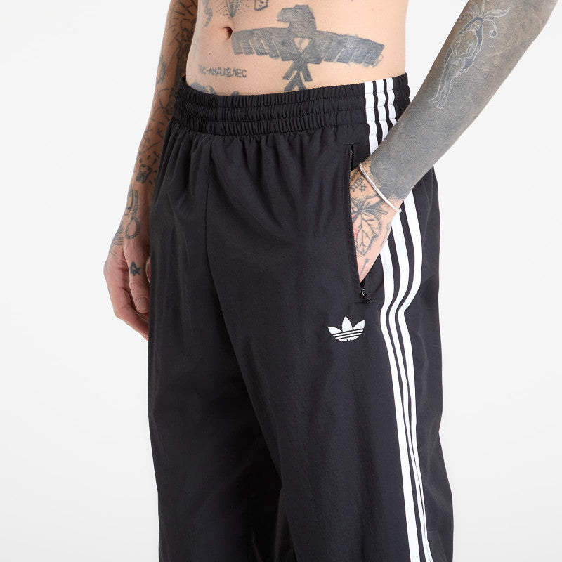 adidas Firebird Woven Track Tracksuit Bottoms Black