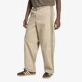 adidas 3 Stripes Pleated Trousers Khaki Three