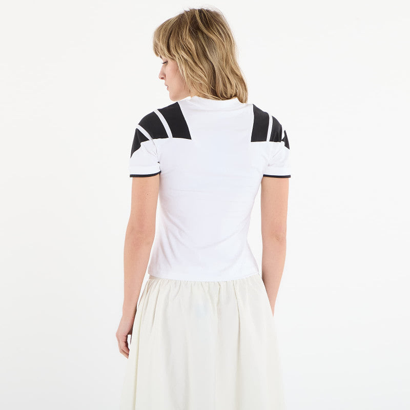 adidas Blocked Short Sleeve T-Shirt White