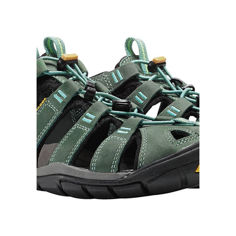 KEEN Clearwater Cnx Leather Mineral Blue/ Yellow