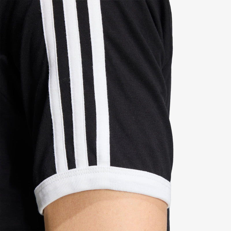 adidas 3-Stripes Slim Ringer T-Shirt Black