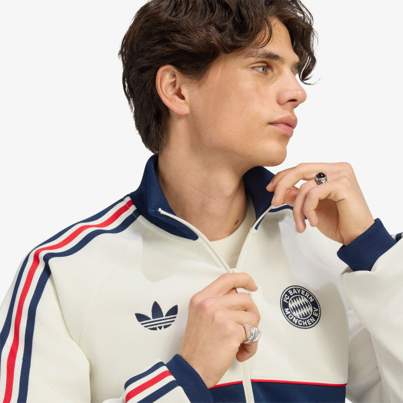 adidas FC Bayern Muenchen OG Track Top Core White/ Night Indigo