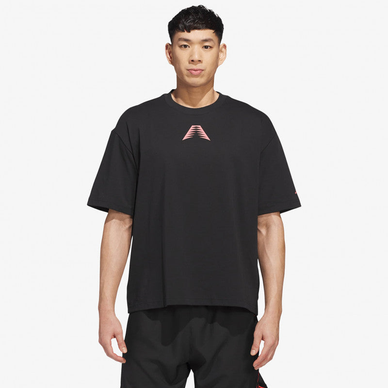 adidas Anthony Edwards Believe That Tee Black/ Solar Turbo