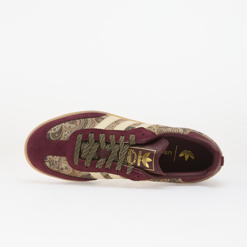 adidas x Liberty London Samba OG Maroon/ Warm Vanilla/ Olive Strata 37