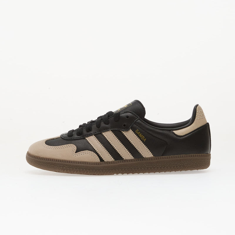adidas Samba Og Wmns Core Black/ Wonder Beige/ Gold Metallic 38