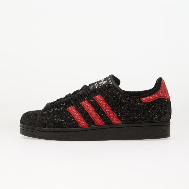 adidas Superstar II Core Black/ Better Scarlet/ Silver Met. 41