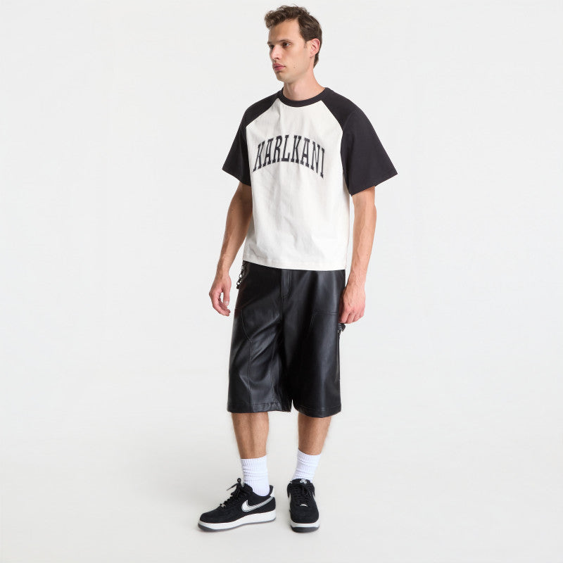 Karl Kani Sport College Boxy Raglan T-Shirt White