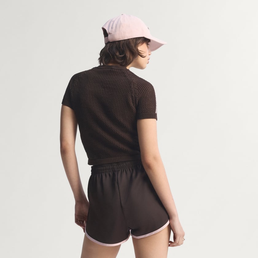 adidas Knitted Crochet Cali Tee W "Aurora Coffee"