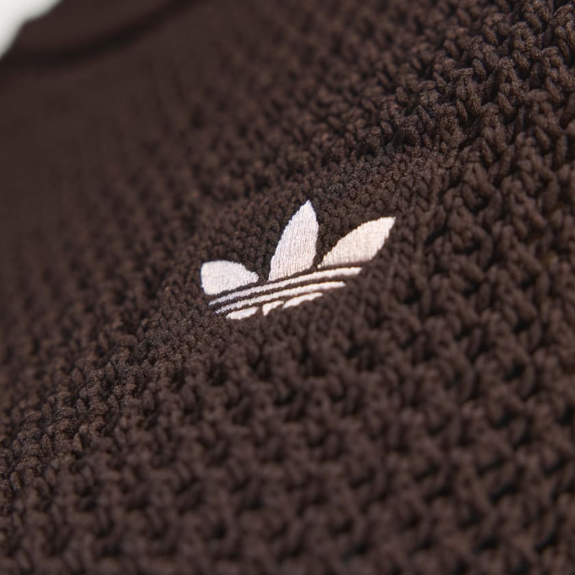 adidas Knitted Crochet Cali Tee W "Aurora Coffee"