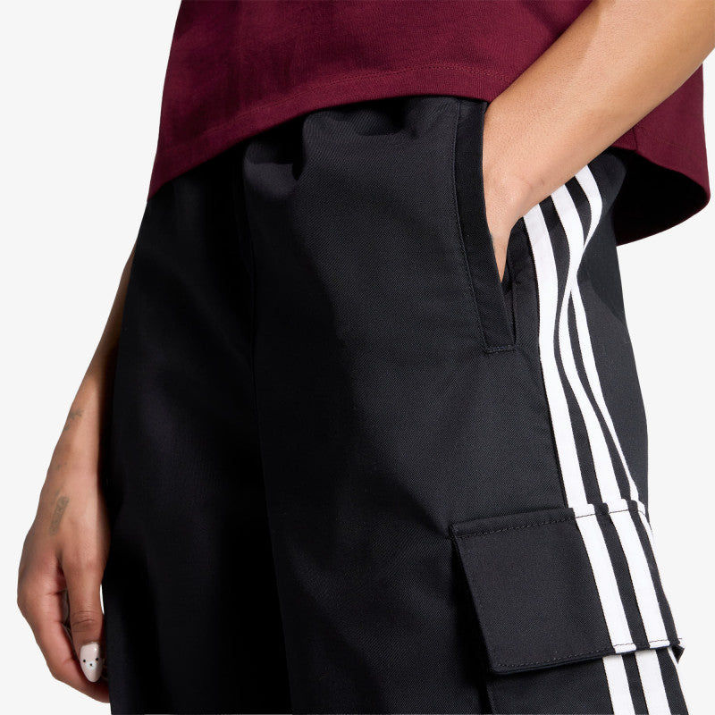 adidas Firebird Adilenium Twill 3-stripes Cargo Pants Black/ White