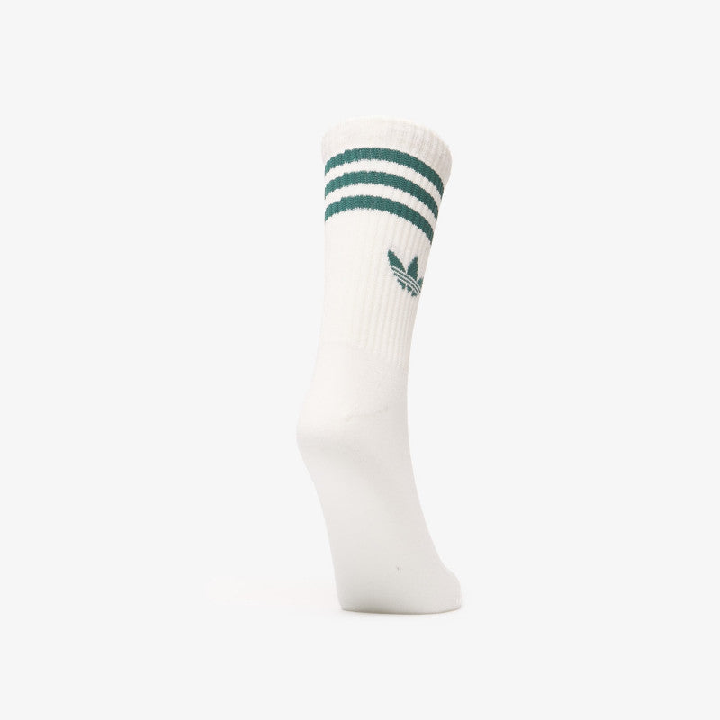 adidas 3 Stripes Crew Socks 3 Pairs Night Indigo/ Team Victory Red/ Collegiate Green