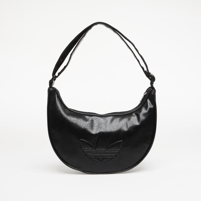adidas Adicolor Half Crescent Bag Metallic Pu Black