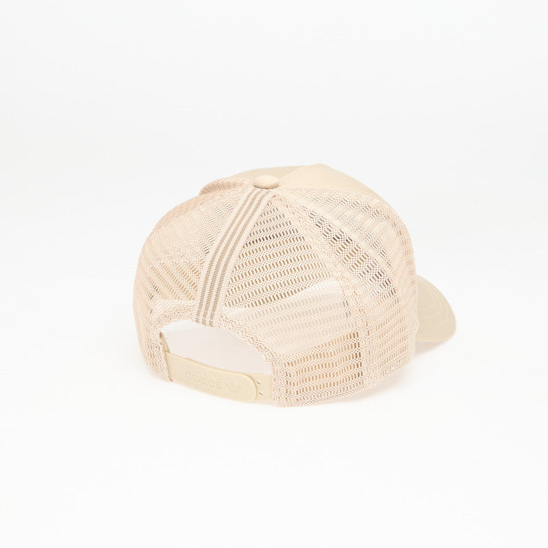 adidas Adicolor Classic Curved Foam Trucker Cap Khaki Three