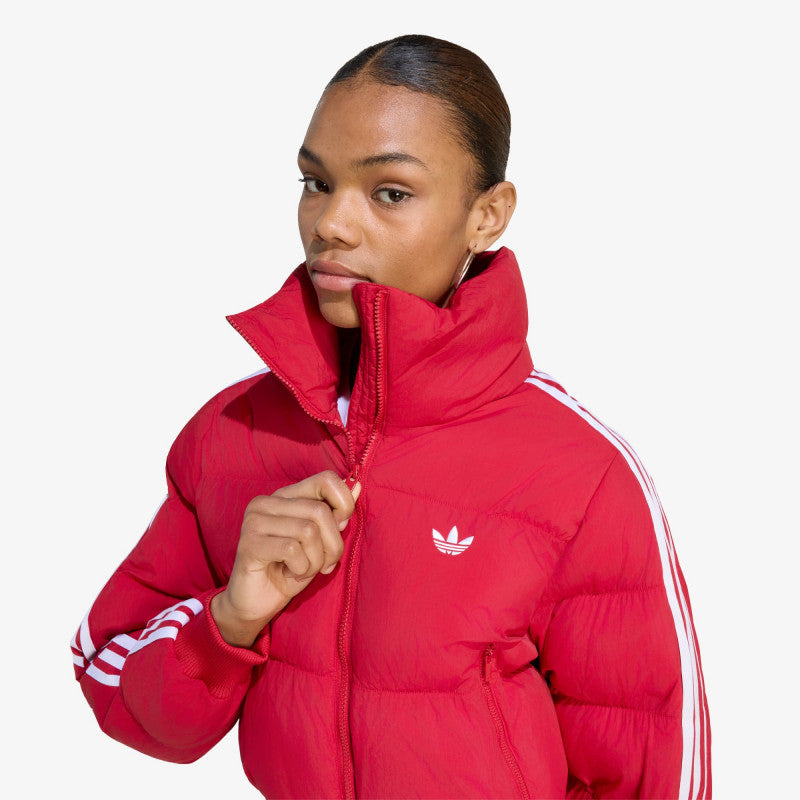adidas Adicolor Short Puffer Jacket Team Victory Red